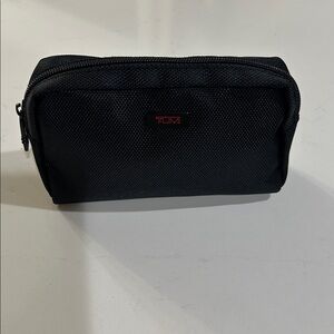 Tumi Black Textured Pouch